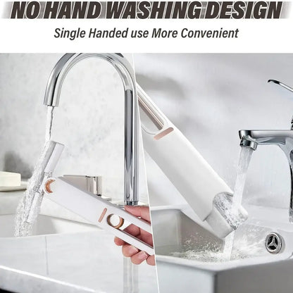 Portable Self-Squeeze Mop for Quick Surface Cleaning